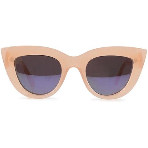 Quay Australia KITTI SUNGLASSES IN PALE PINK 